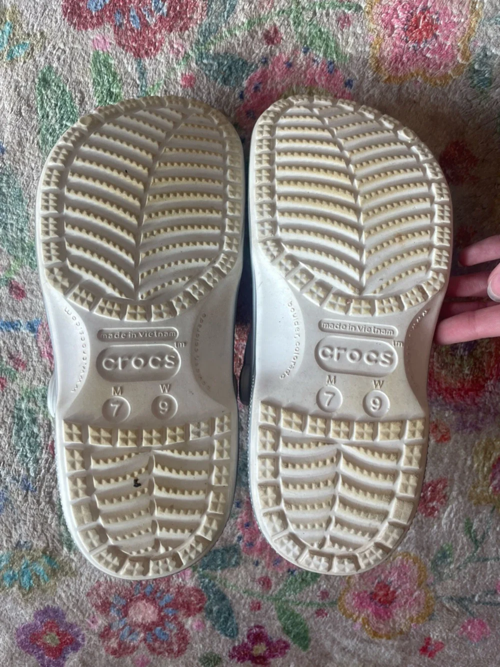 Silver Sherpa Lined Crocs - Picture 7 of 7